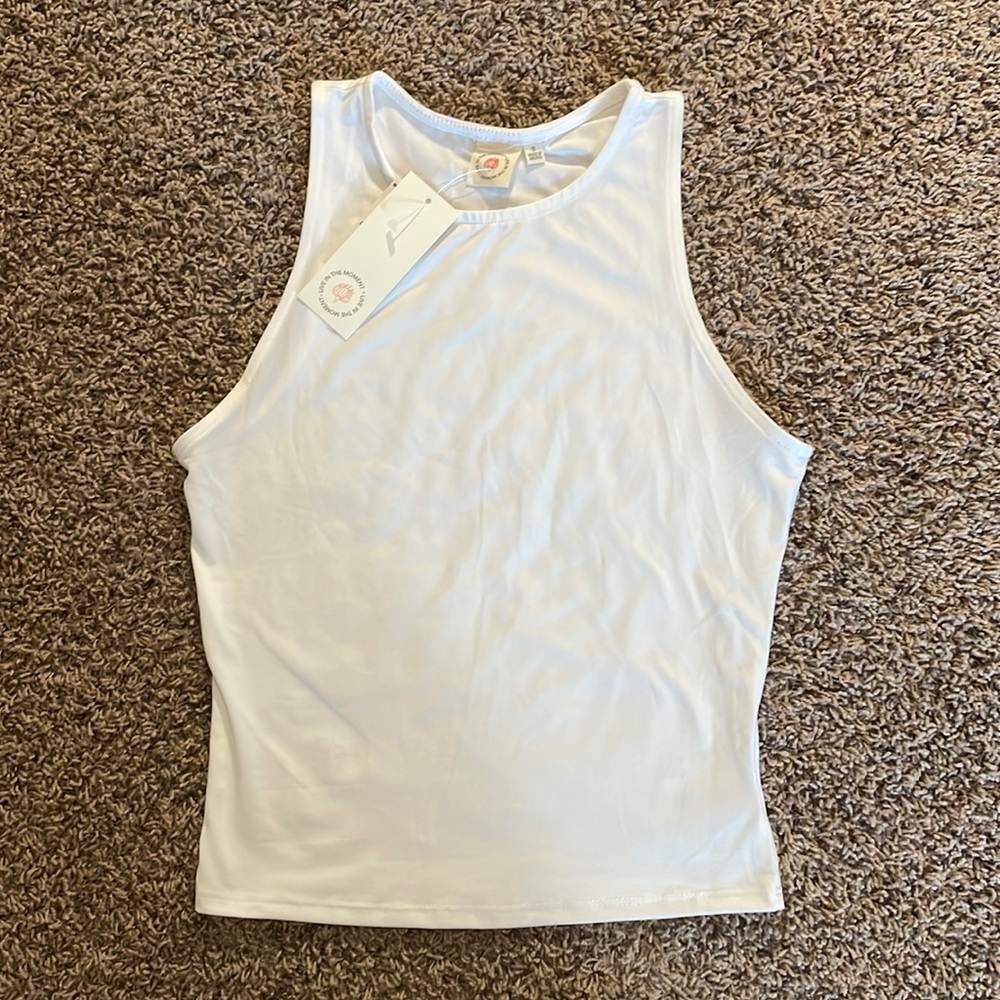 White tank top